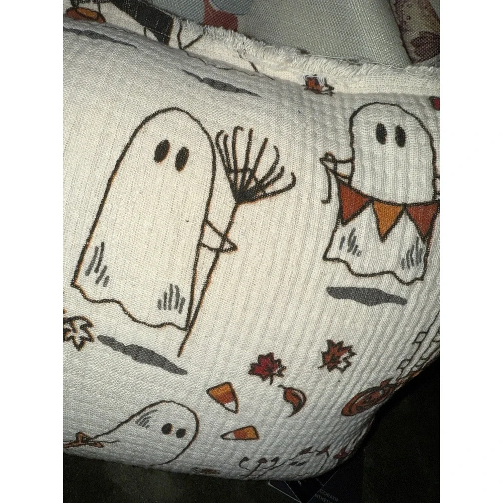 Cynthia Rowley New Halloween Ghost Pillow Ghost Doing All Things Fall Decorative